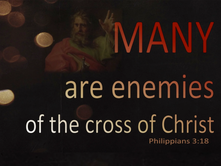 enemies of the cross phil 3-17-18