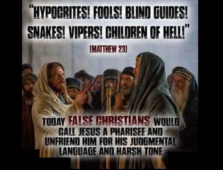 hypocrites pharisees matt 23