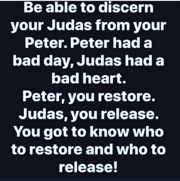 peter judas discern