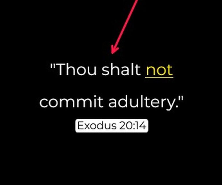 exod 20-14 adultery