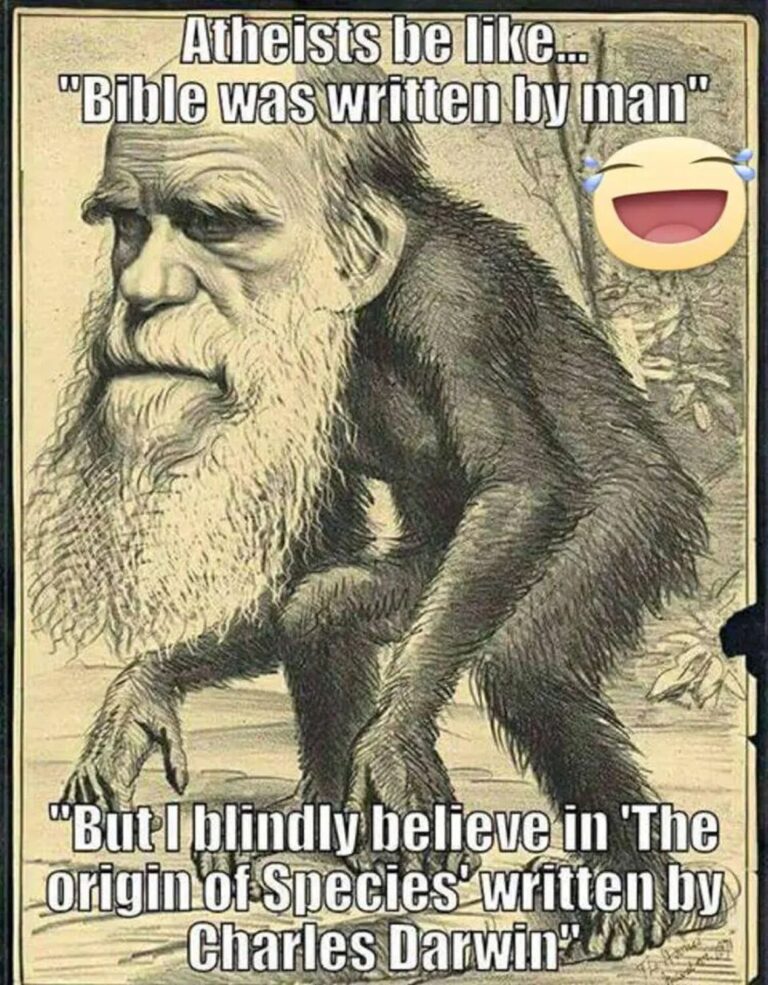 atheist evolution darwin