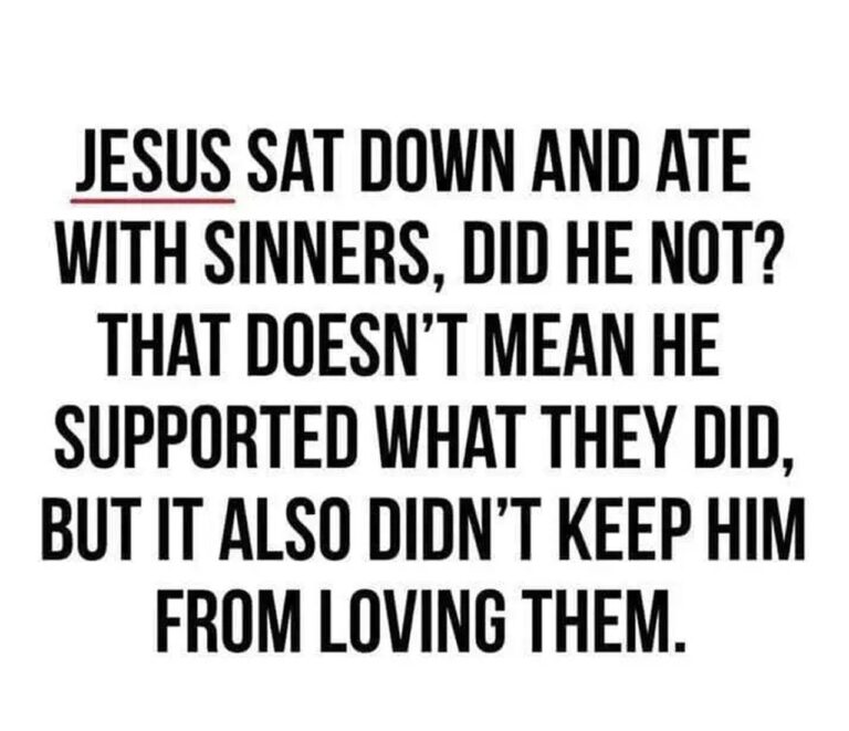 jesus sinners