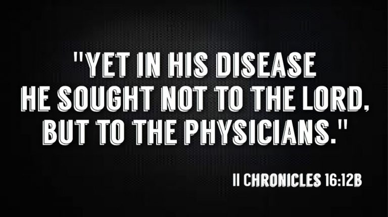 2 chron 16-12 physicians asa