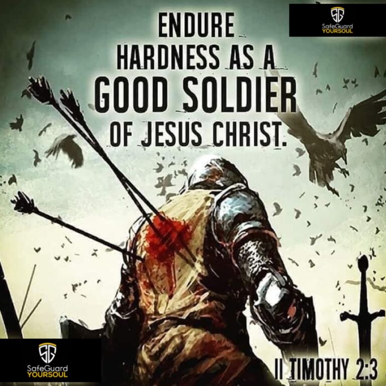 2 tim 2-3 endure hardness soldier