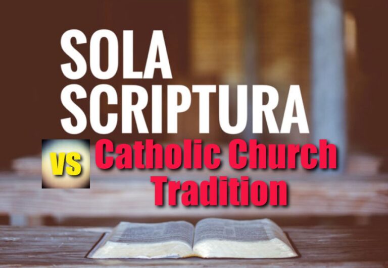 sola scriptura catholic