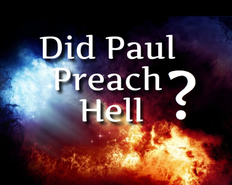 did paul preach hell2