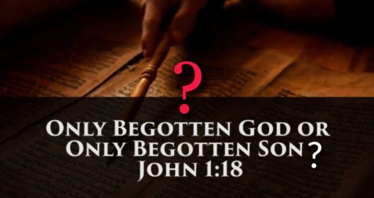 jn 1-18 only begotten