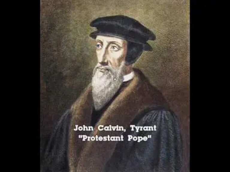 john calvin pope tyrant