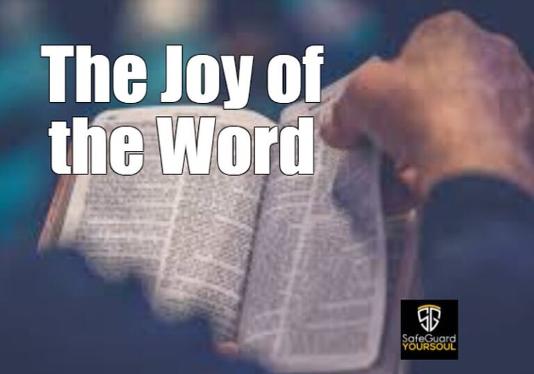 the joy of the word