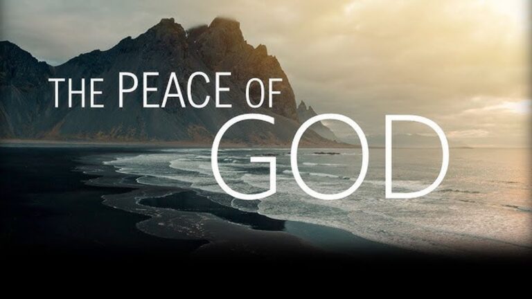 the peace of God