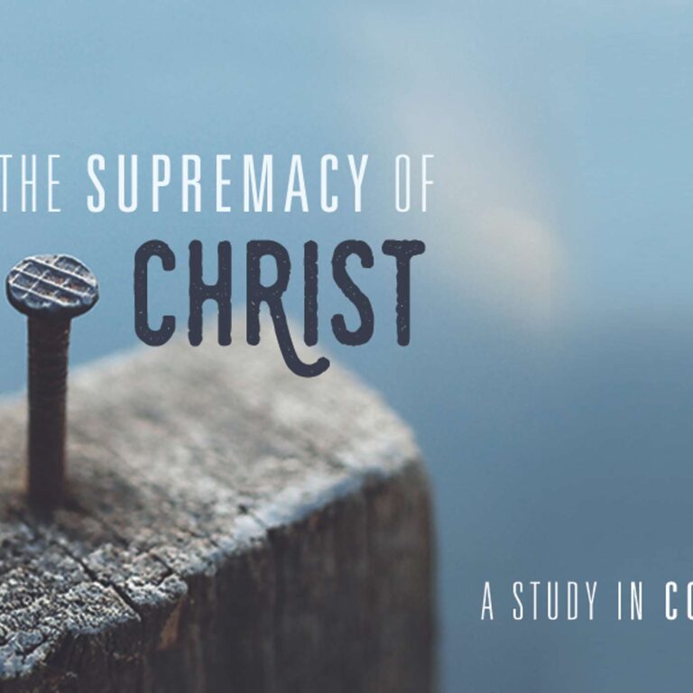 Colossians Death and Burial: The Cross in Colossians Bible Study Group