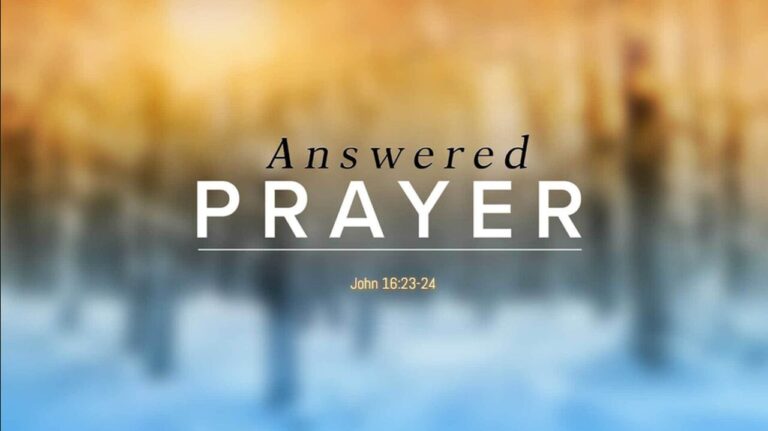 answered prayer