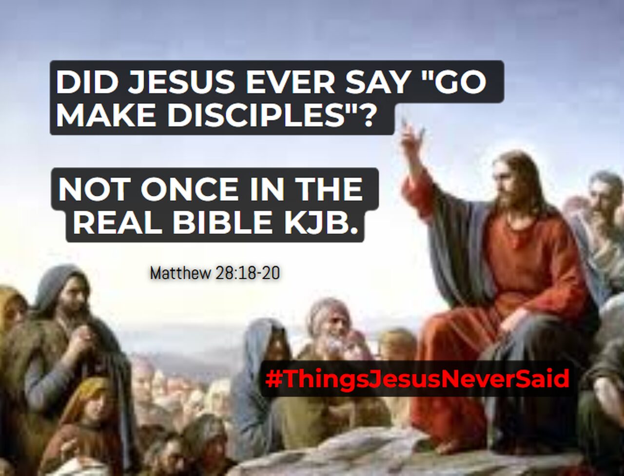 Does the Bible Ever Say “Go Make Disciples”? [podcast]