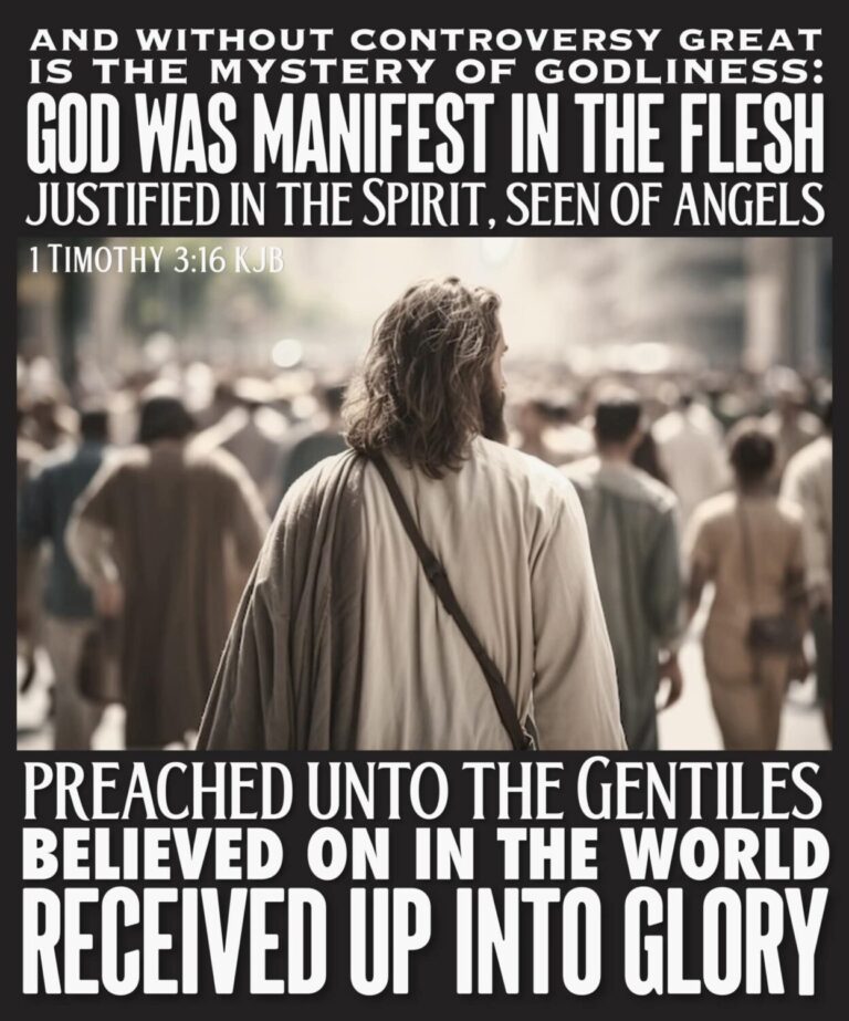 1 tim 3-16 christology