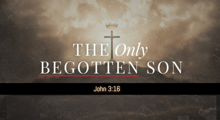 Jesus only begotten