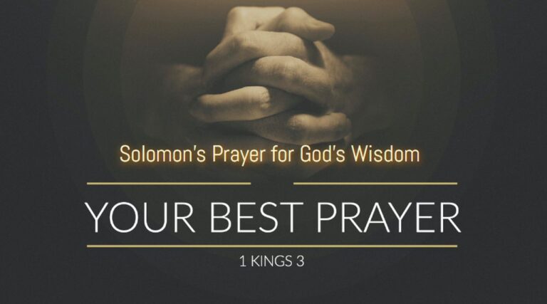 solomons prayer