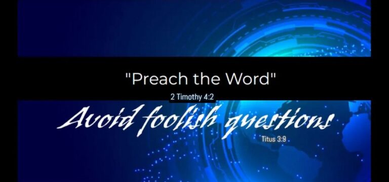 avoid foolish