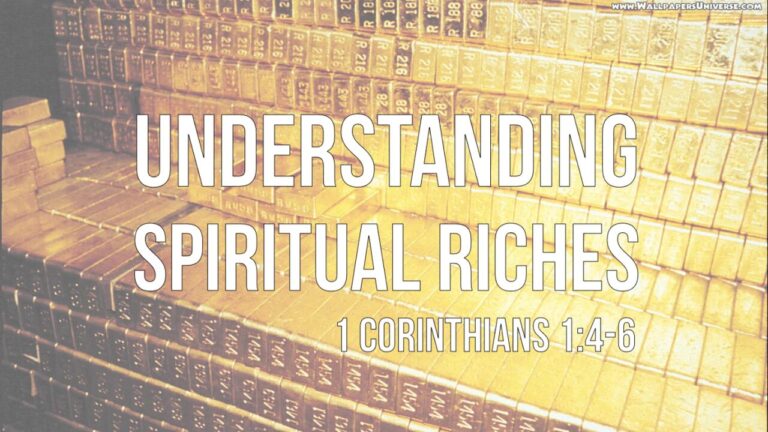 spiritual riches