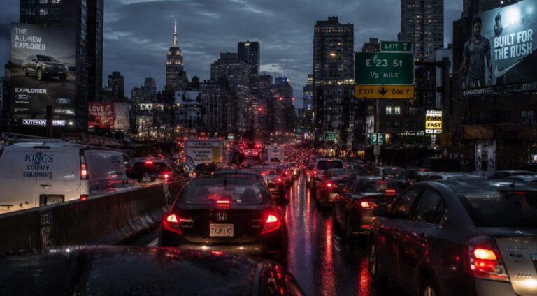 america city traffic town