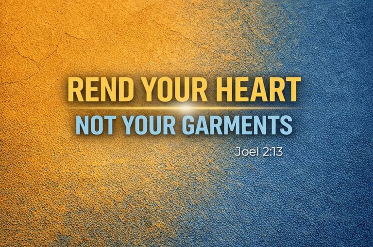 joel 2-13 heart