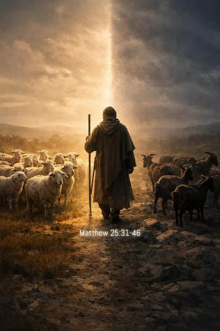 sheep goats matt 25a